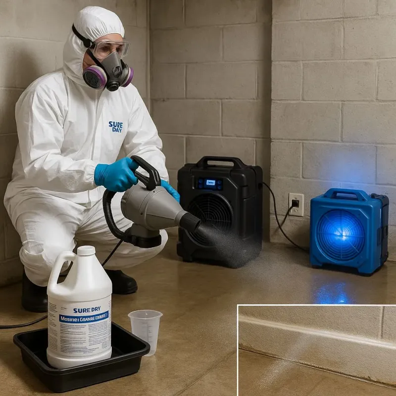 Sanitization and Odor Removal process in Hobart, OK